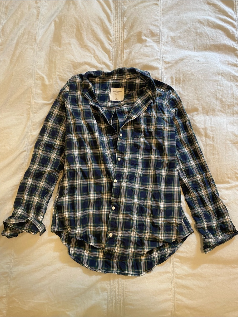 Abercrombie and fitch plaid long sleeve